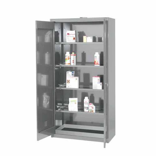 化学製品用キャビネット - SICUR ® KEM 100 - Labor Security System - 病院用 / 棚付き / 扉2枚