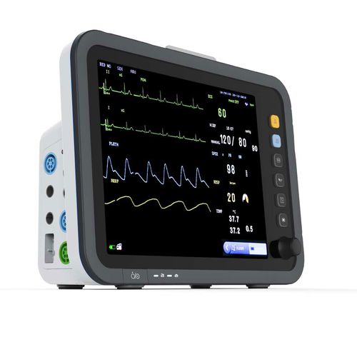 携帯型患者モニター - PM-12A - Promed Technology - コンパクト / ECG / 呼吸回数