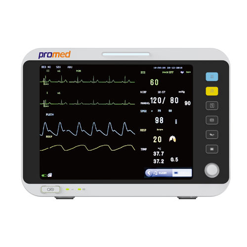 獣医用患者モニター - PM-12C - Promed Technology - 携帯型 / ECG / RESP