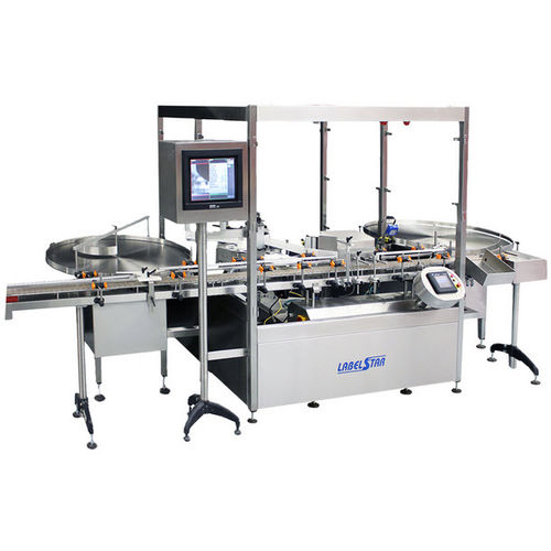 ボトル用ラベル貼付機 - LabelStar® System 1 - Capmatic - バイアル / インライン / 高速