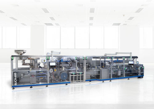 コンパクト箱詰め機 - BLICA-600 - Heino Ilsemann GmbH - 床置き / モジュール式 / 圧縮用