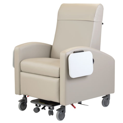 リクライニング式休息用アームチェア - 6240 - Winco Mfg., LLC - 手動式 / キャスター付き / レッグレスト付き