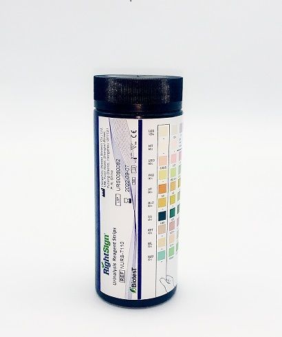 マルチパラメータ試験紙 - NURS-T11 - Hangzhou Biotest Biotech Co. Ltd. - 尿検査 / プロテイン / ケトン性