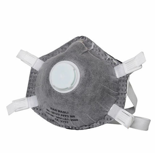 FFP3マスク - WL-2012C - Hubei Wanli Protective Products - コットン / 呼気弁付き / 活性炭フィルター