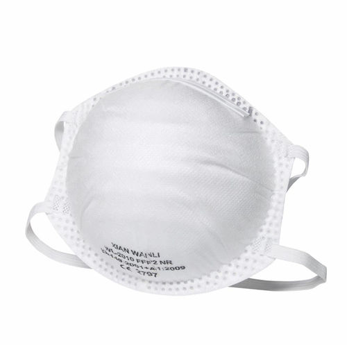 FFP2マスク - WL-2010 - Hubei Wanli Protective Products - ラテックス不使用 / 排気弁なし / 杯形
