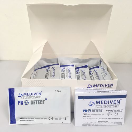 インフルエンザ用迅速検査キット - ProDetect™ PR-FSV - Medical Innovation Ventures - インフルエンザB型 / インフルエンザA型 / 呼吸器合胞体ウイルス
