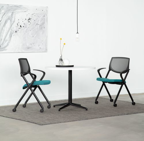肘掛け付きオフィスチェア - Seek&reg; - Allsteel - ローラー付き / 可動 / 人間工学デザイン
