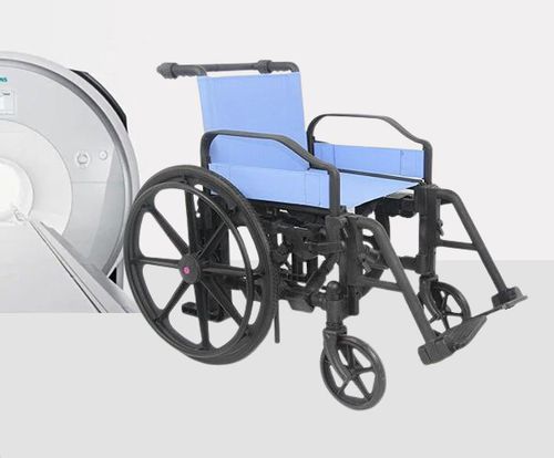 MRI適合車椅子 - HO-W101 - Hongkong Medi - 手動式 / 屋内用 / 折りたたみ式
