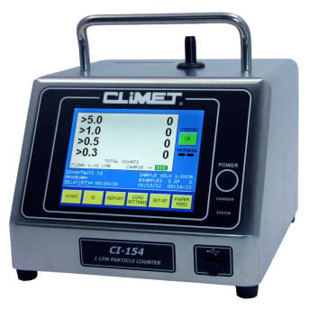 携帯型微粒子カウント装置 - CI-x5x Series - CLIMET INSTRUMENTS COMPANY - 製薬産業用 / 4チャンネル / バッテリー式
