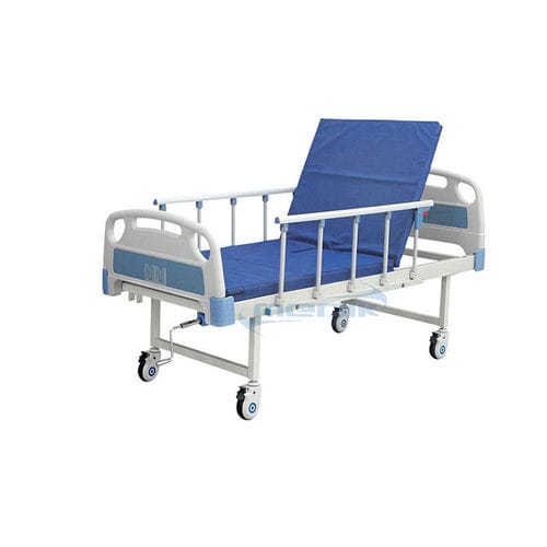 病院用ベッド - YA-M1-1 - Zhangjiagang Medi Medical Equipment - 手動式 / 高さ固定タイプ / キャスター付き
