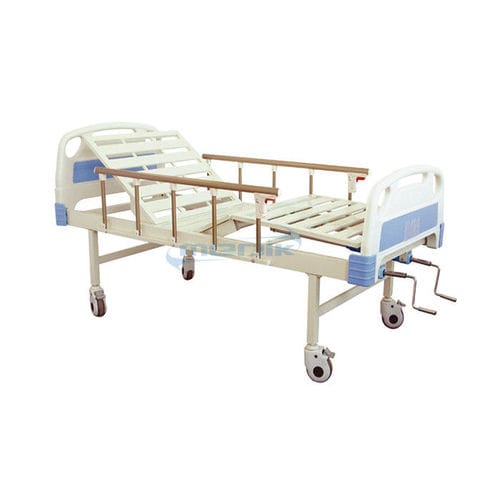 病院用ベッド - YA-M2-6 - Zhangjiagang Medi Medical Equipment - 手動式 / 高さ固定タイプ / キャスター付き