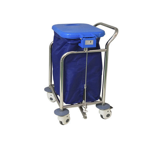 汚いバッグトロリー - MK-S17 - Zhangjiagang Medi Medical Equipment - 医療用 / 輸送用 / 1個