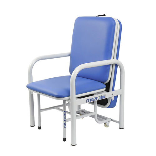 手動式採血用アームチェア - MK-A06 - Zhangjiagang Medi Medical Equipment - 3セクション / キャスター付き / 高さ固定タイプ
