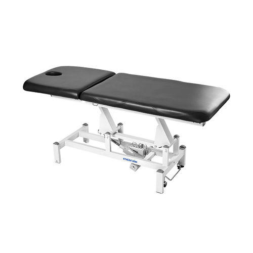 電動式診療台 - YA-ET-D01 - Zhangjiagang Medi Medical Equipment - 高さ調節可能な / 背もたれ調節可能な / キャスター付き