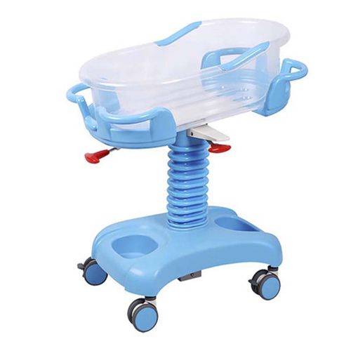 乳児用病院用バシネット - MK-B02 - Zhangjiagang Medi Medical Equipment - 高さ調節可能な / トレンデレンブルグ体位 / キャスター付き
