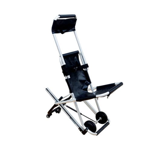 手動式ストレッチャー機能付き車椅子 - YA-SS05 - Zhangjiagang Medi Medical Equipment - 折りたたみ式 / 3セクション / ローラー付き