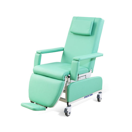 手動式治療用アームチェア - YA-DS-M03 - Zhangjiagang Medi Medical Equipment - 3セクション / キャスター付き / 人間工学デザイン