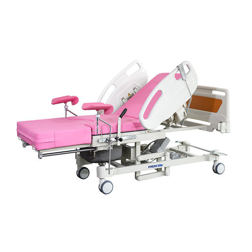 病院用ベッド - MC-D07 - Zhangjiagang Medi Medical Equipment - 分娩用 / 電動式 / 高さ調節可能