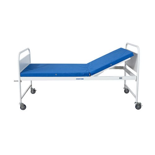 病院用ベッド - YA-M1-4 - Zhangjiagang Medi Medical Equipment - 手動式 / 高さ固定タイプ / キャスター付き