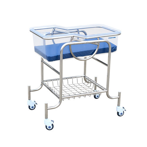 乳児用病院用バシネット - MK-B07 - Zhangjiagang Medi Medical Equipment - トレンデレンブルグ体位 / 逆トレンデレンブルグ体位 / ステンレス製