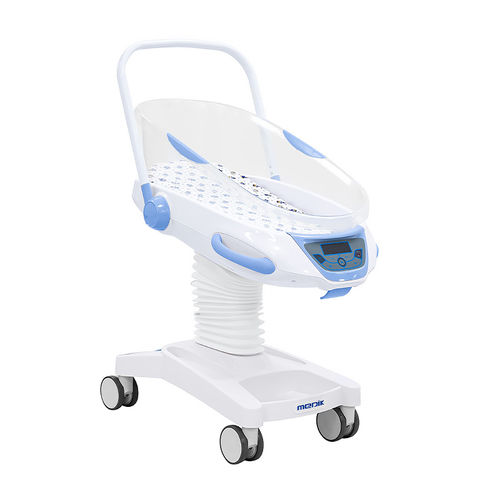 新生児用病院用バシネット - MK-B01 - Zhangjiagang Medi Medical Equipment - 高さ調節可能な / トレンデレンブルグ体位 / キャスター付き