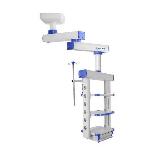 壁取り付け式医療ペンダント - MD-E1 - Zhangjiagang Medi Medical Equipment - 内視鏡用 / モジュール式 / シェルフ付