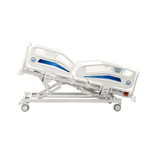 精神医学ベッド - YA-D5-2 - Zhangjiagang Medi Medical Equipment - 電動式 / 高さ調節可能 / キャスター付き