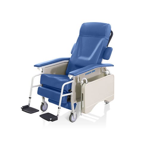 リクライニング式休息用アームチェア - YA-DS-R03 - Zhangjiagang Medi Medical Equipment - 手動式 / 背もたれ調節可能な / レッグレスト付き