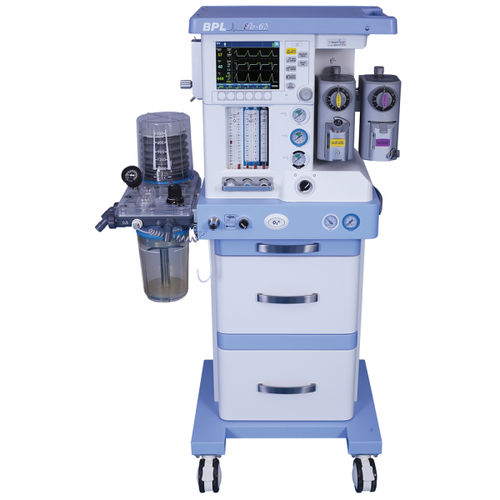 台車上麻酔ワークステーション - EFLO 6D - BPL Medical Technologies - 呼吸モニタ / 換気装置付き / ガス排気システム付き