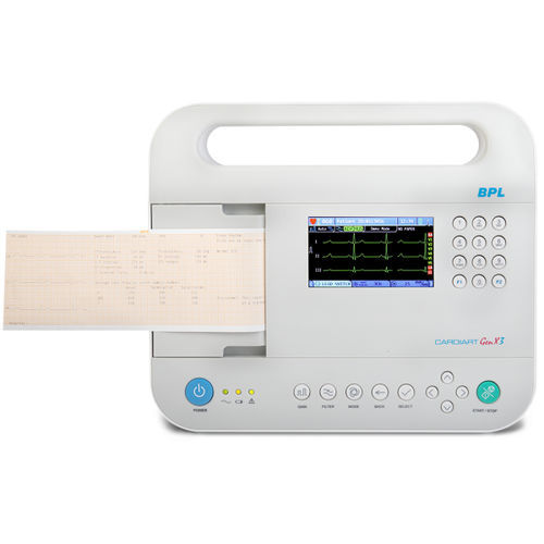 休息用心電計 - CARDIART GENX3 - BPL Medical Technologies - 3チャンネル / デジタル式 / 印刷機能付き