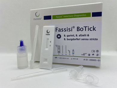 獣医用迅速検査キット - Fassisi, Gesellschaft für Veterinärdiagnostik und Umweltanalysen mbH - ボレリア・ブルグドルフェリ / ボレリア・アフゼリ