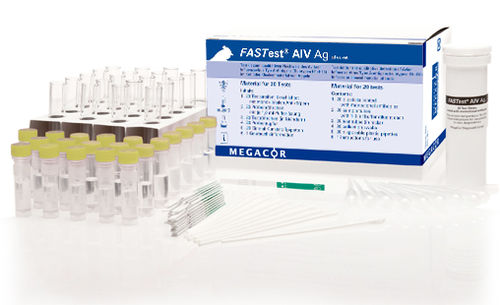 鳥インフルエンザ用迅速検査キット - FASTest® AIV  - MEGACOR Diagnostik - インフルエンザ用 / 獣医用 / 不妊