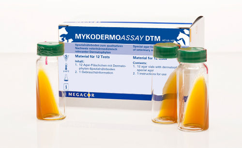 動物実験用試薬 - MYKODERMOASSAY DTM - MEGACOR Diagnostik - 寒天ゲル / 微生物学用 / 細胞培養用