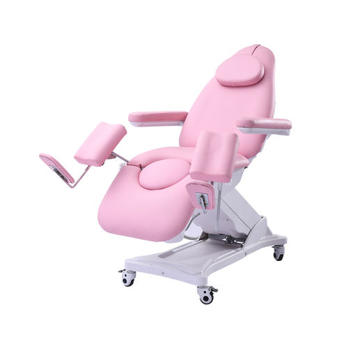 婦人科用検査用アームチェア - DP-YF025 - Guangdong Dongpin Beauty & Medical Technology - 電動式 / 高さ調節可能な / 背もたれ調節可能な