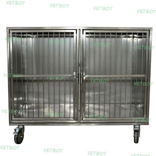 犬用動物用ケージ - VK-6 N80424  - Vetbot - モジュール式 / ステンレススチール製