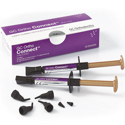 矯正ブラケット用歯科用接着材 - Connect™ - GC Orthodontics - 光重合性