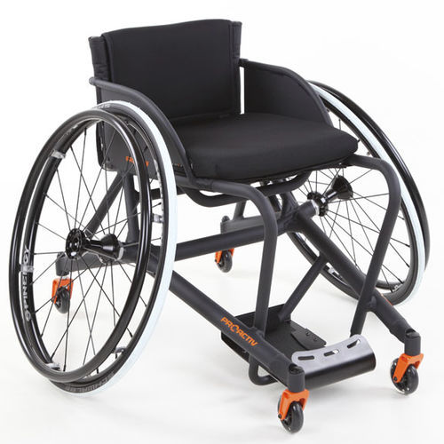 アクティブ車椅子 - SPEEDY F1 - PRO ACTIV Reha-Technik - テニス / レッグレスト付き / 黒