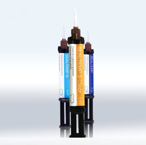 歯科アンレー用歯科用接着材 - SEALTEMP BIO+ - ELSODENT - 被覆冠用 / 仮設