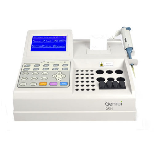 半自動血液凝固分析装置 - CA54 - Genrui Biotech Inc. - 4チャンネル / 光学式 / PT
