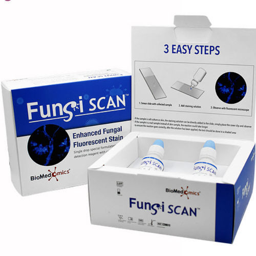 溶液試薬キット - Fungi SCAN™  - BioMedomics, Inc. - 染料 / 診療所用 / カリウム