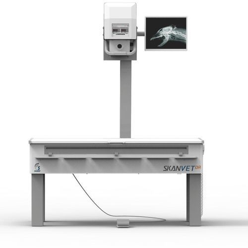 デジタル動物用レントゲンシステム - SkanVet DR - Skanray Technologies - 台付き