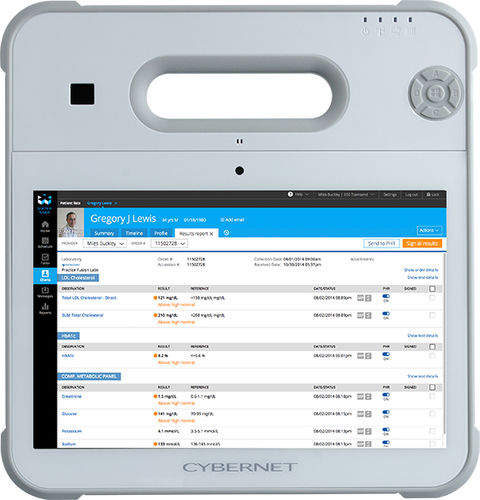 Intel® Core i5医療用PCタブレット - CyberMed Rx - Cybernet - Intel® Core i7 / タッチパネル付き / 防水