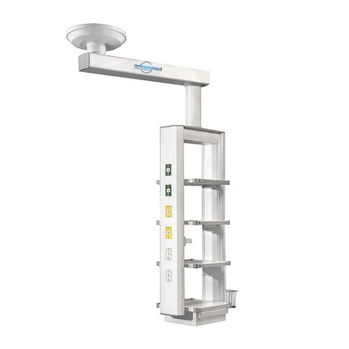 天井取付け医療ペンダント - MF-S-800 - AMCAREMED TECHNOLOGY - 手術室用 / 内視鏡用 / 単アーム式