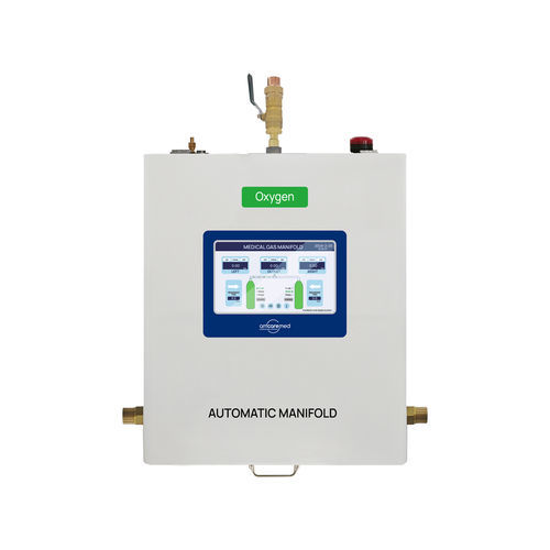 医療ガス用マニホールド - AM-200DX - AMCAREMED TECHNOLOGY - 自動 / 供給用 / 安全