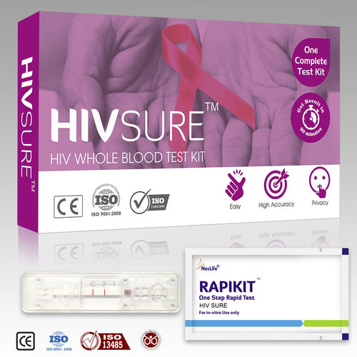家庭用迅速検査キット - Nectar Lifesciences - HIV / 血清 / 血漿用