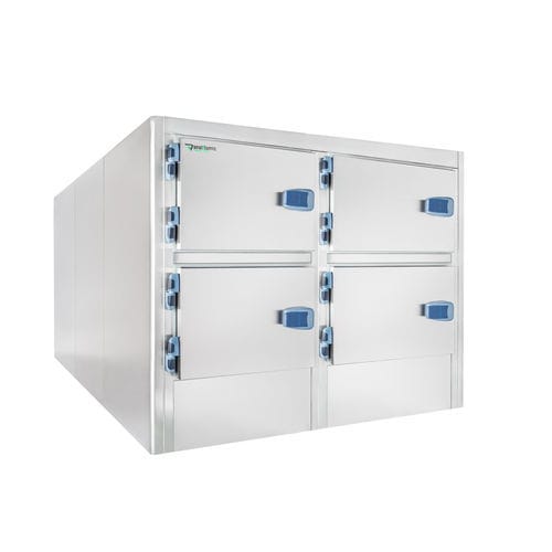 遺体担架用遺体安置棚 -  NE-304 - ANATHOMIC SOLUTIONS, S.L.U. - 4体 / 正面投入 / ドア付き