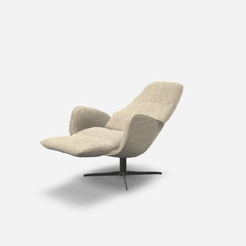 リクライニング式休息用アームチェア - COSY GHOST - JORI - レッグレスト付き / 革製