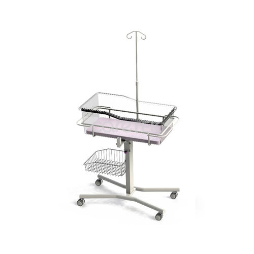 傾斜病院用バシネット - N102 - Caretek Medical - キャスター付き / 収納付き / 透明