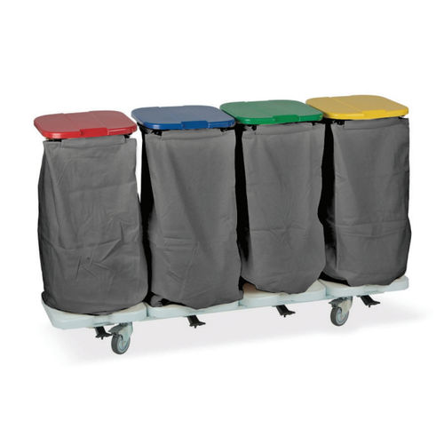 医療用バッグトロリー - BILANCIA - PCM HABILCLASS - Medi.Caddie® - ランドリー / 4個
