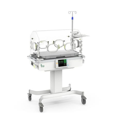 キャスター付き保育器 - EcoLa2000 - BNG MEDICAL INSTRUMENTS - モニター付き / 窓6個付き